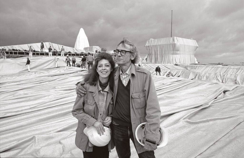Christo con la moglie Jeanne-Claude