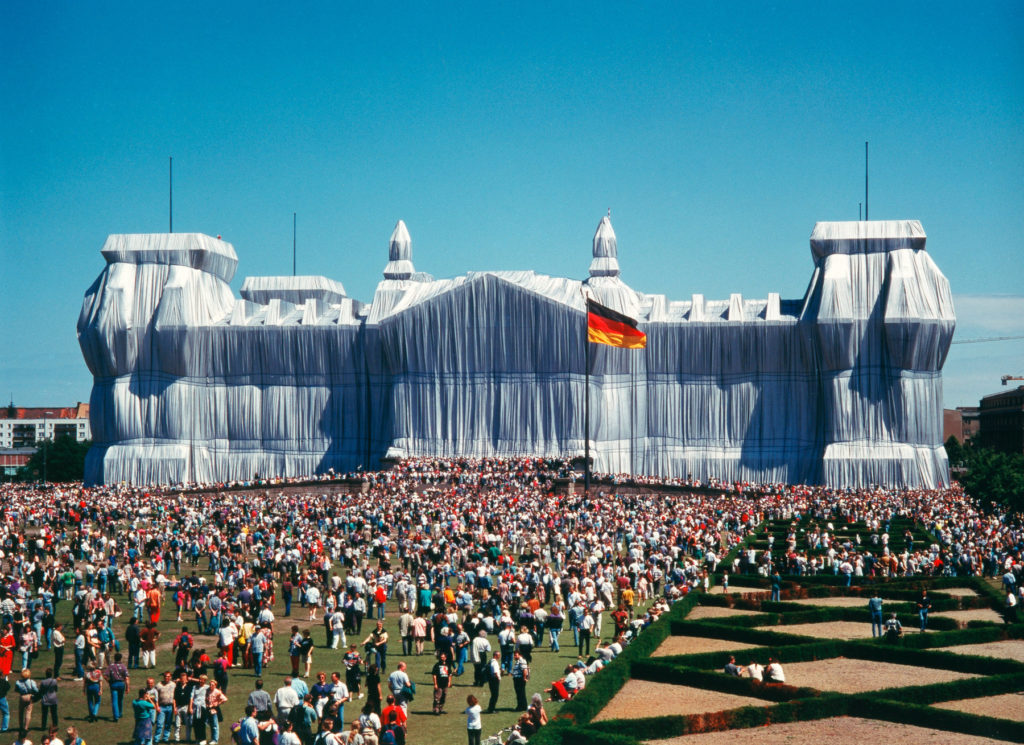 Christo and Jeanne-Claude’s “Wrapped Reichstag”