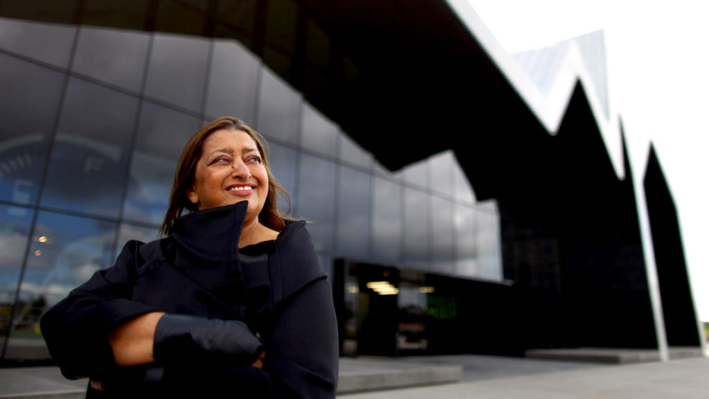 Architect Zaha Hadid Visits Glasgow's Riverside Museum
