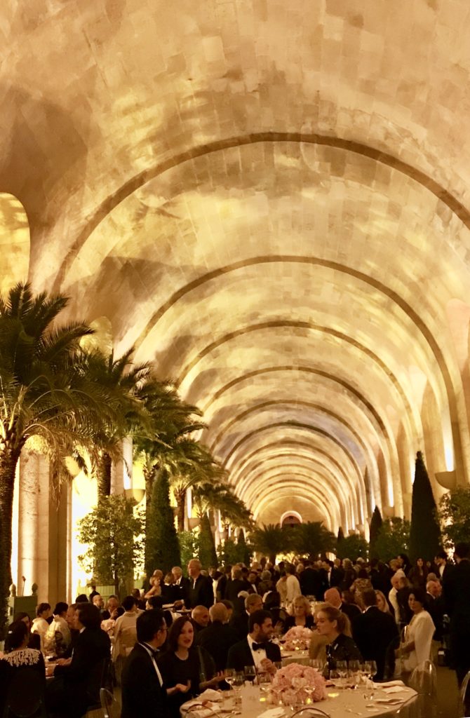 Orangerie de Versailles (1686), cena di gala per la premiazione di Arata Isozaki, Pritzker Prize 2019