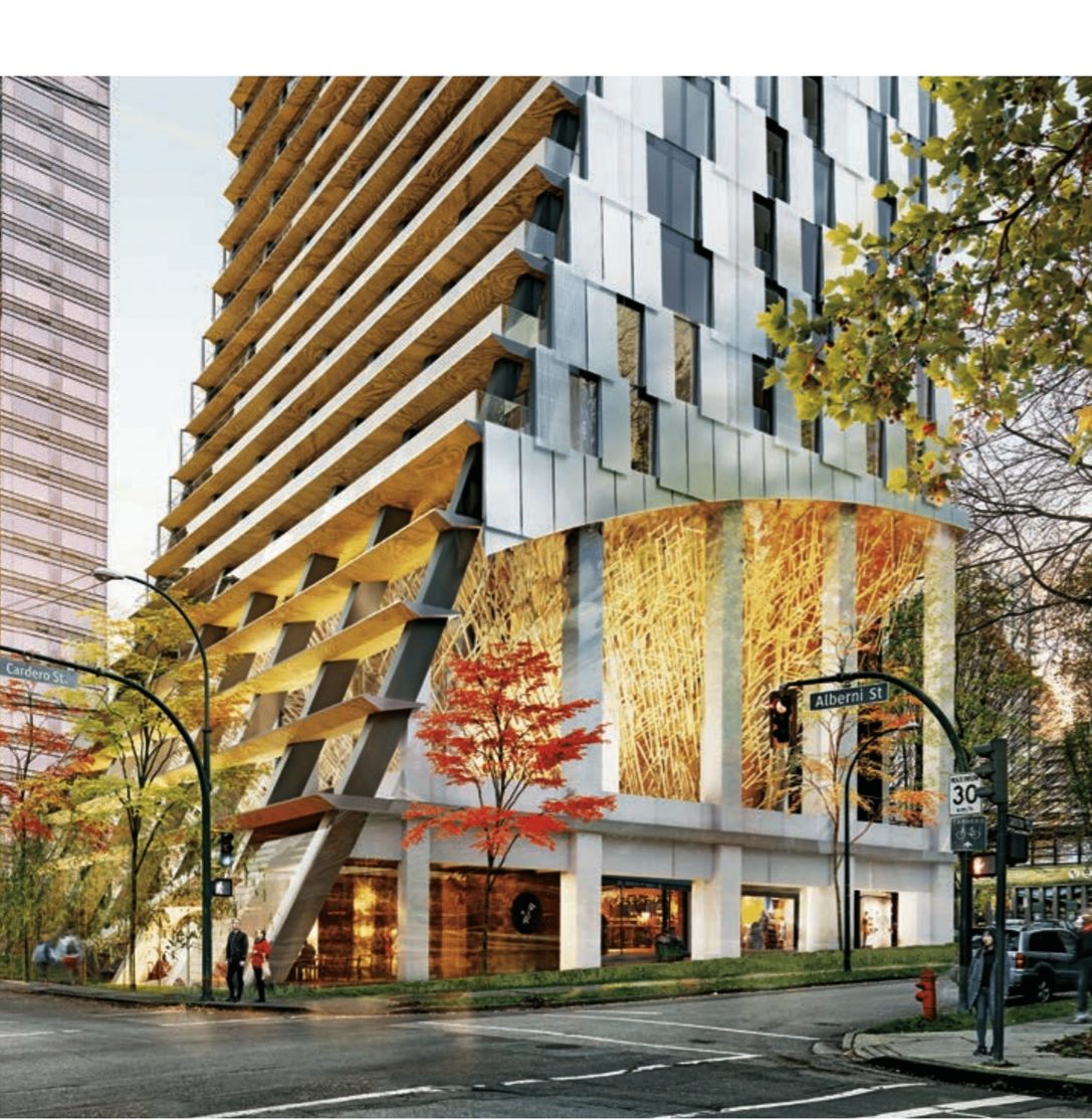 Kengo Kuma Alberni Vancouver Wood Floor