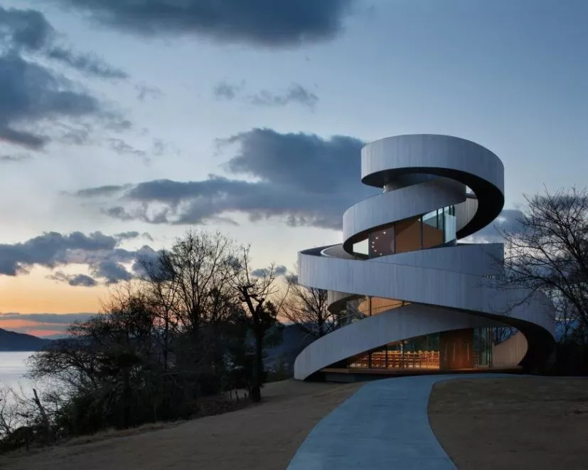 Cappella del nastro - progetto selezionato per 8° edizione "World  Architecture Festival" Architetto Studio Hiroshi Nakamura & NAP