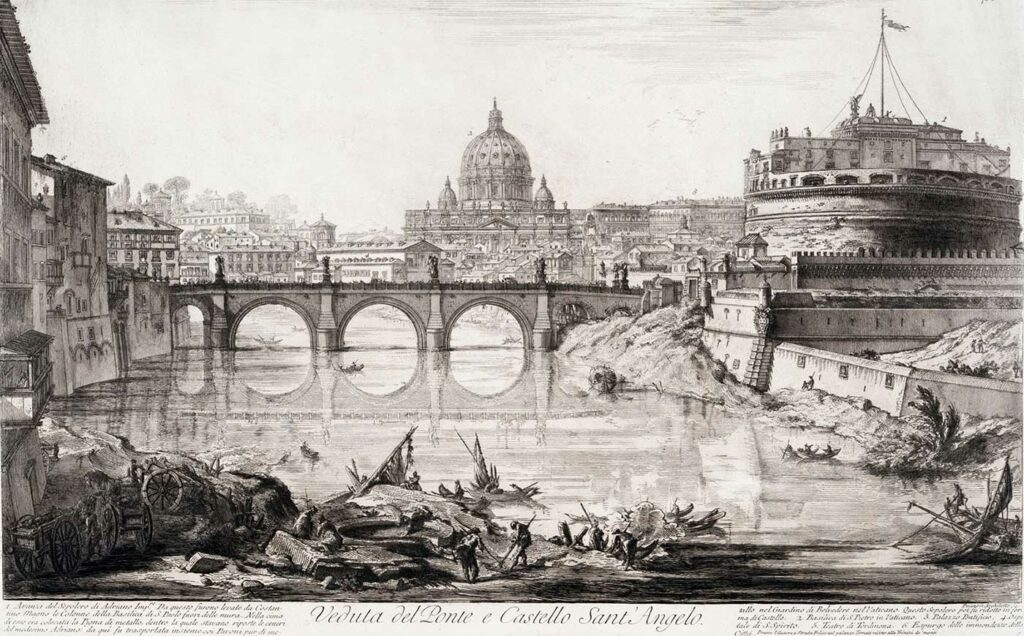 Piranesi incisione Roma