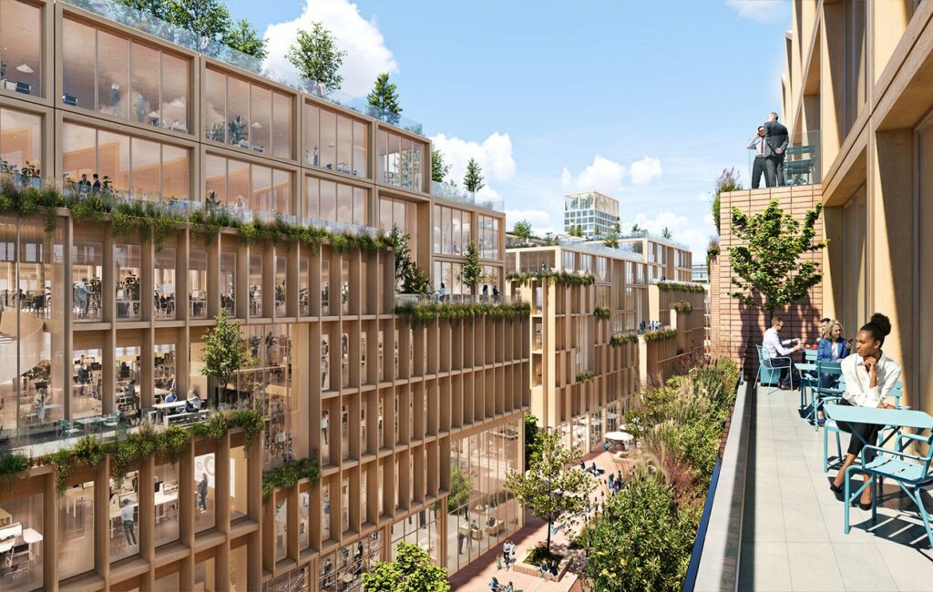 Stockholm wood city: the world’s largest wood city is growing in Sweden