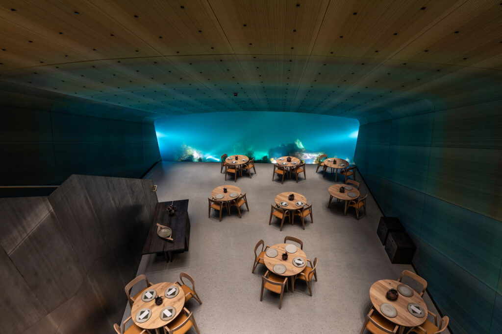 under ristorante sottomarino Underwater Snøhetta Architecture
