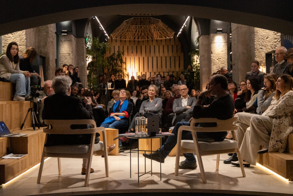 Mario Botta al Listone Giordano Arena con Platform