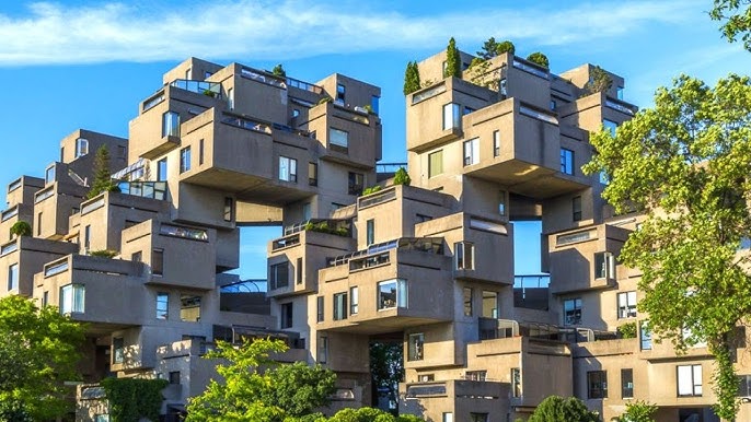 Habitat 67 Architettura Brutalista