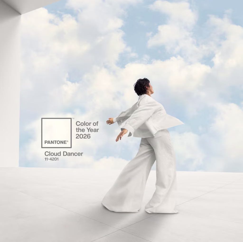 Pantone 2026 cloud dancer color of the year