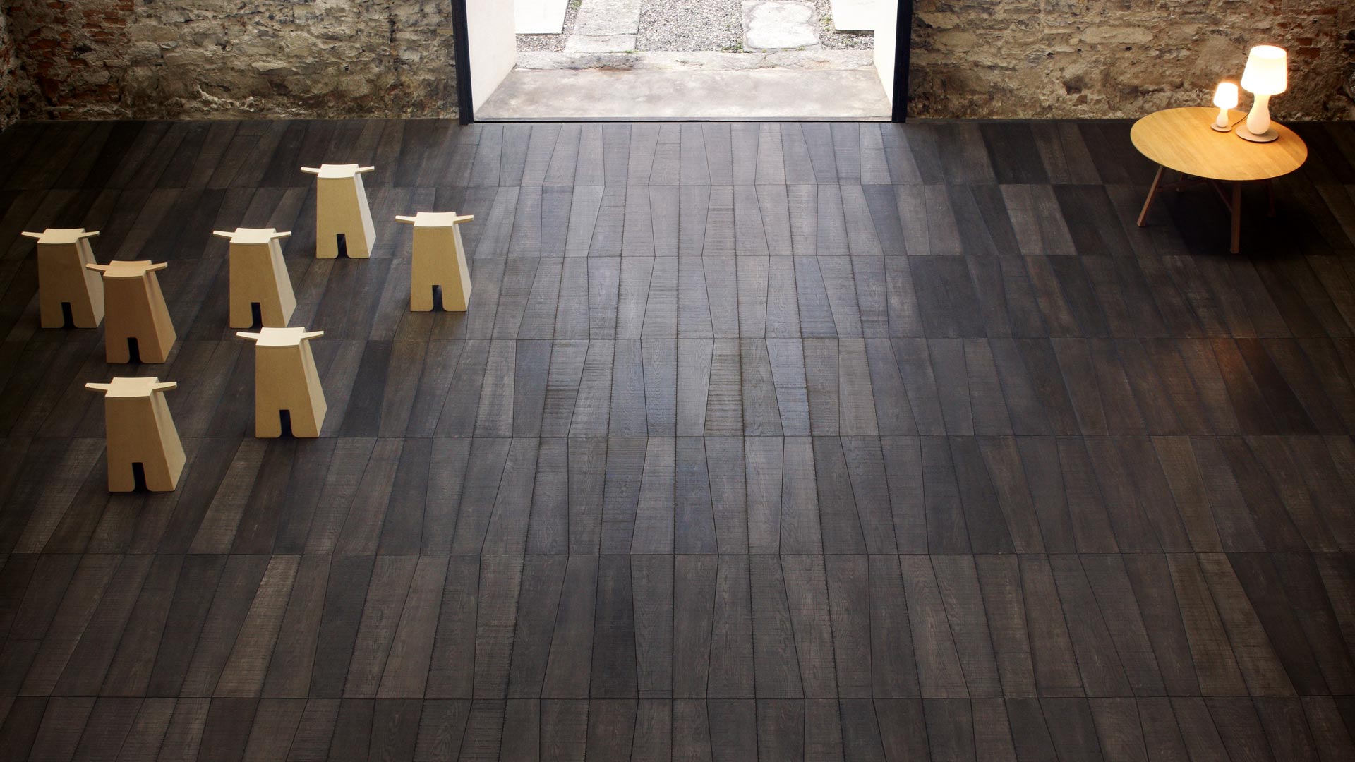 hardwood flooring Medoc Michele De Lucchi