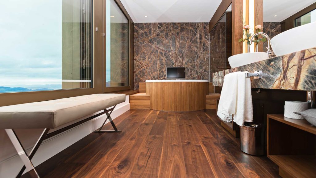 Parquet rovere naturale per Hotel