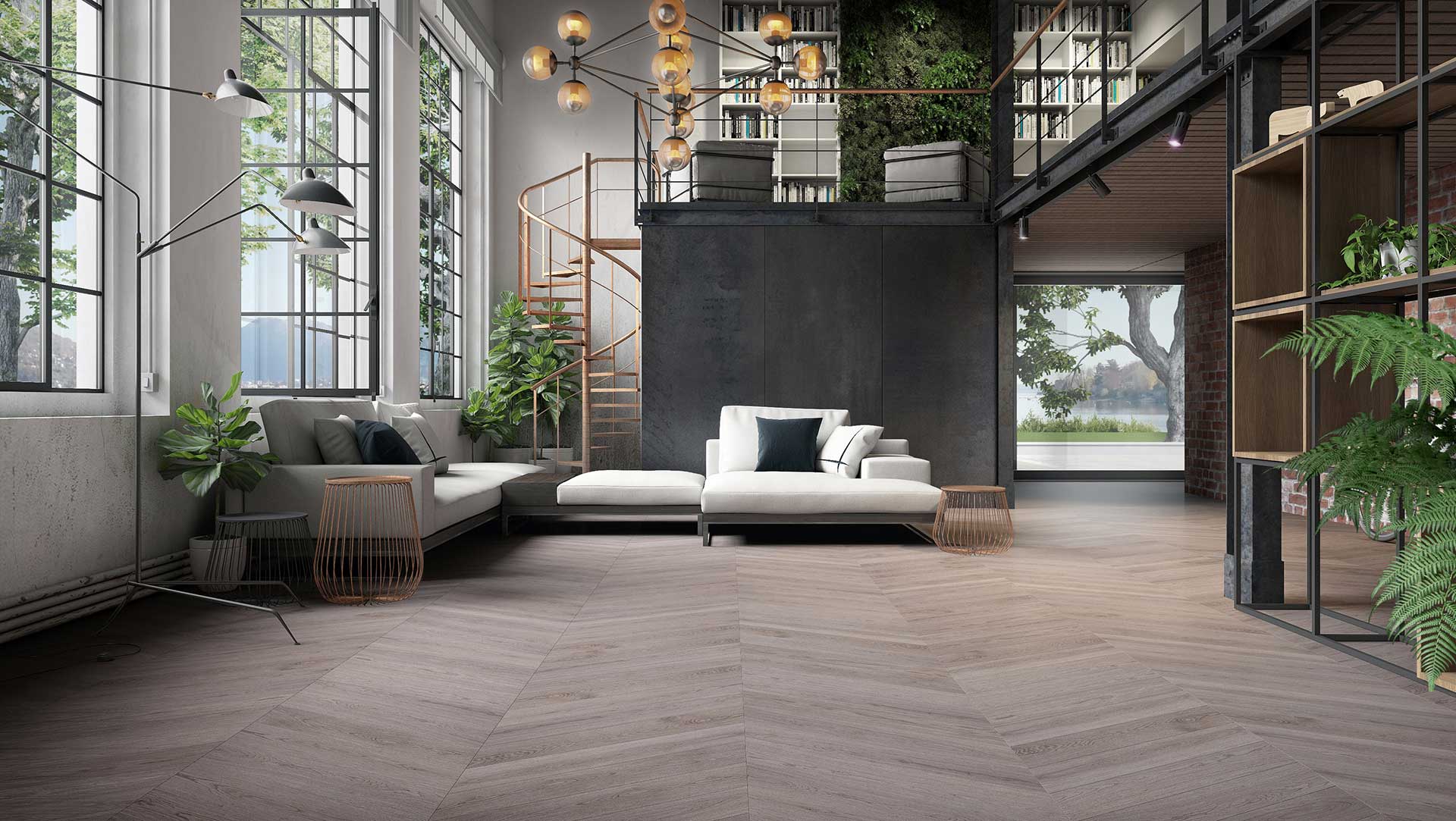 parquet rovere grigio 