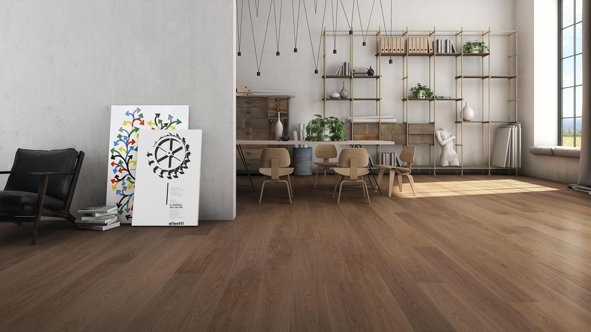 parquet rovere grigio 