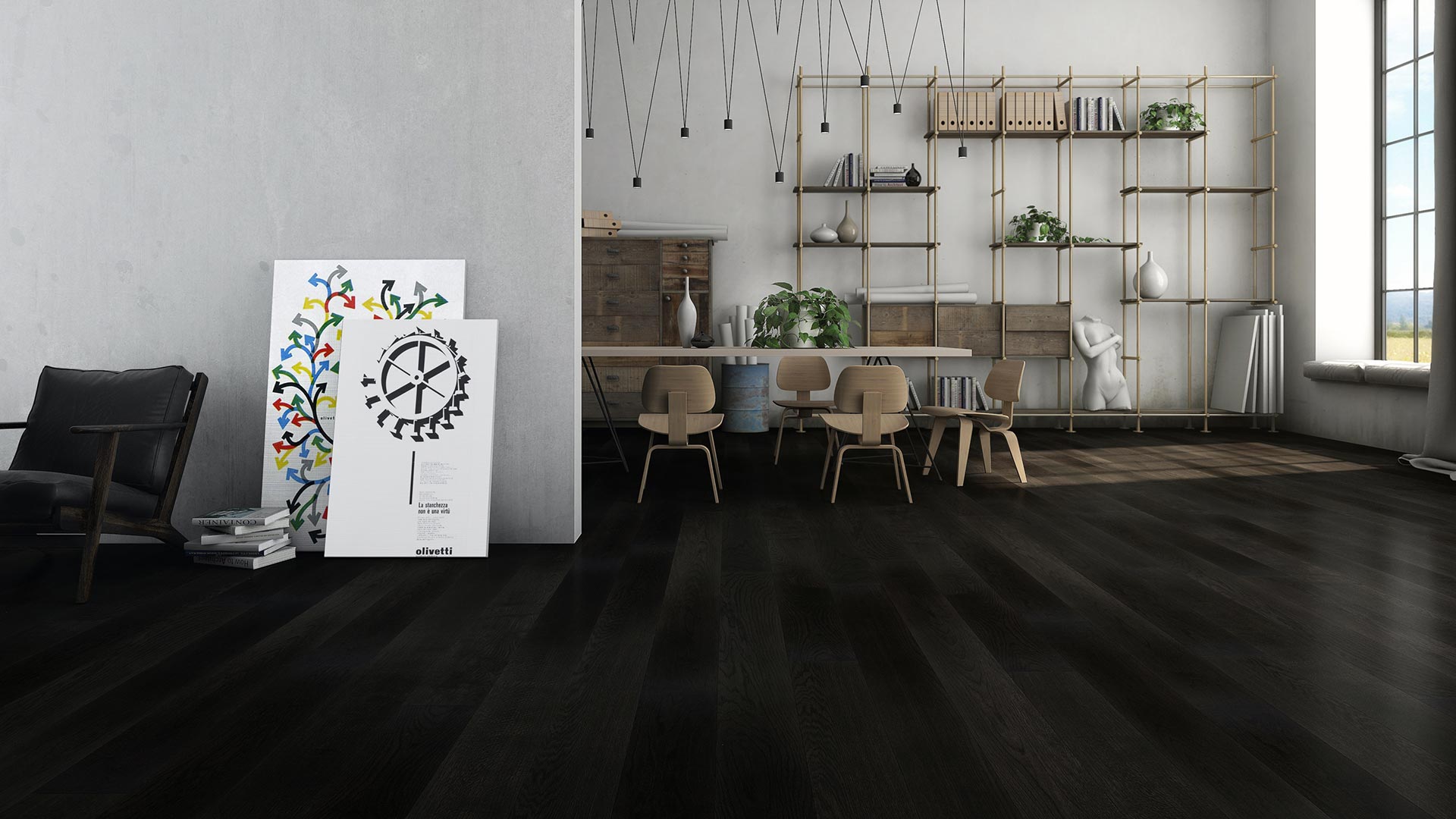 parquet rovere scuro 