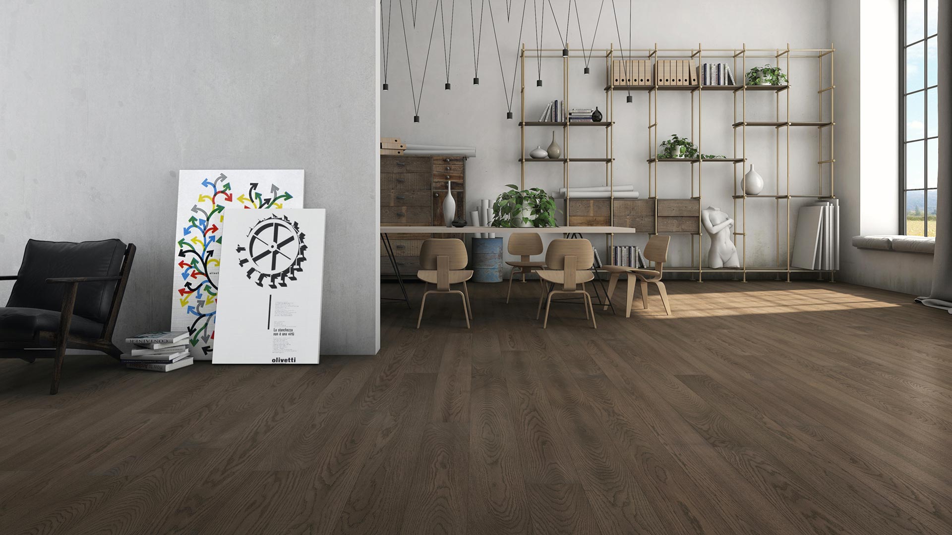 parquet rovere scuro 