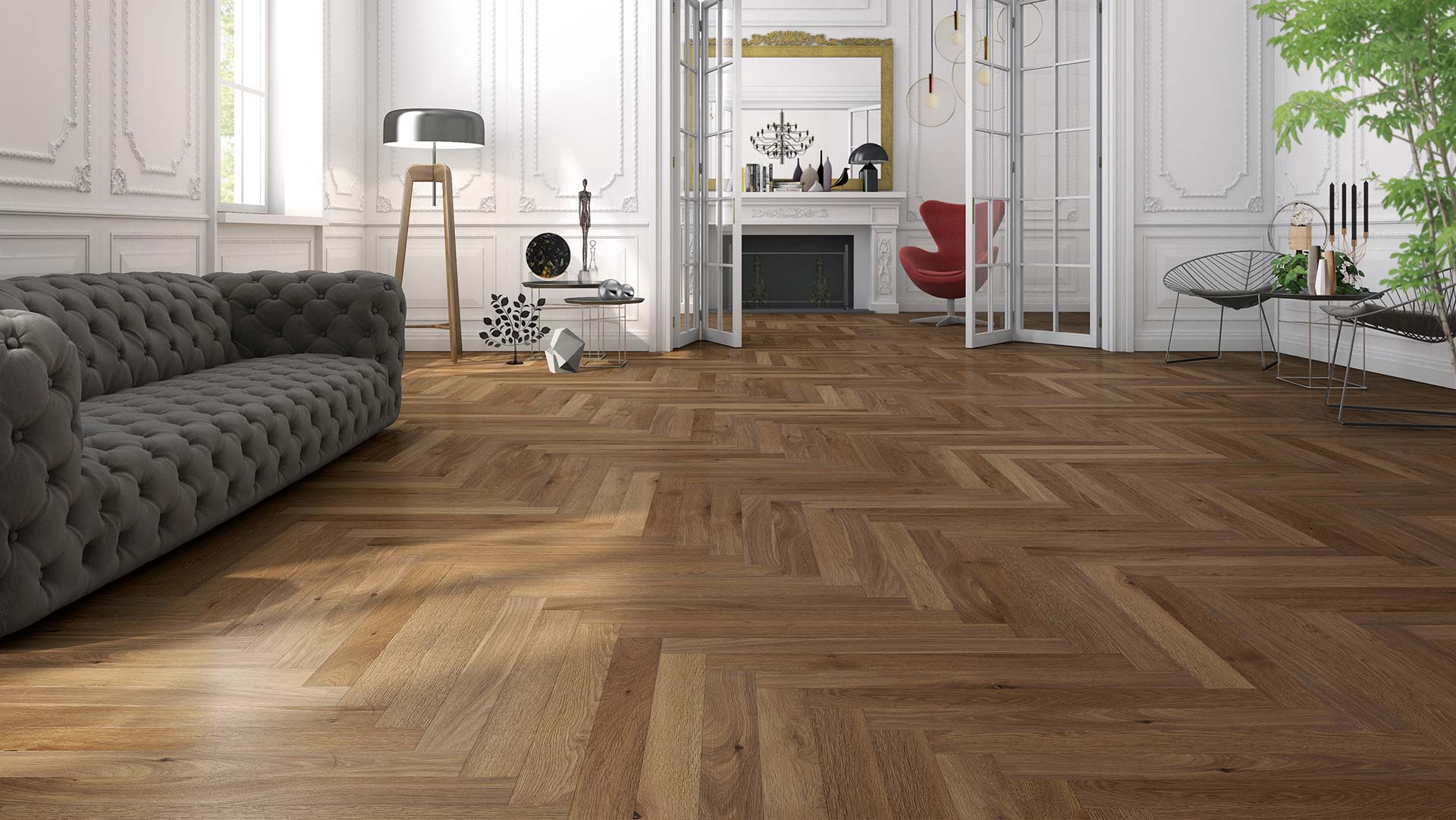 Firenze 1565 - parquet rovere spina italiana 90