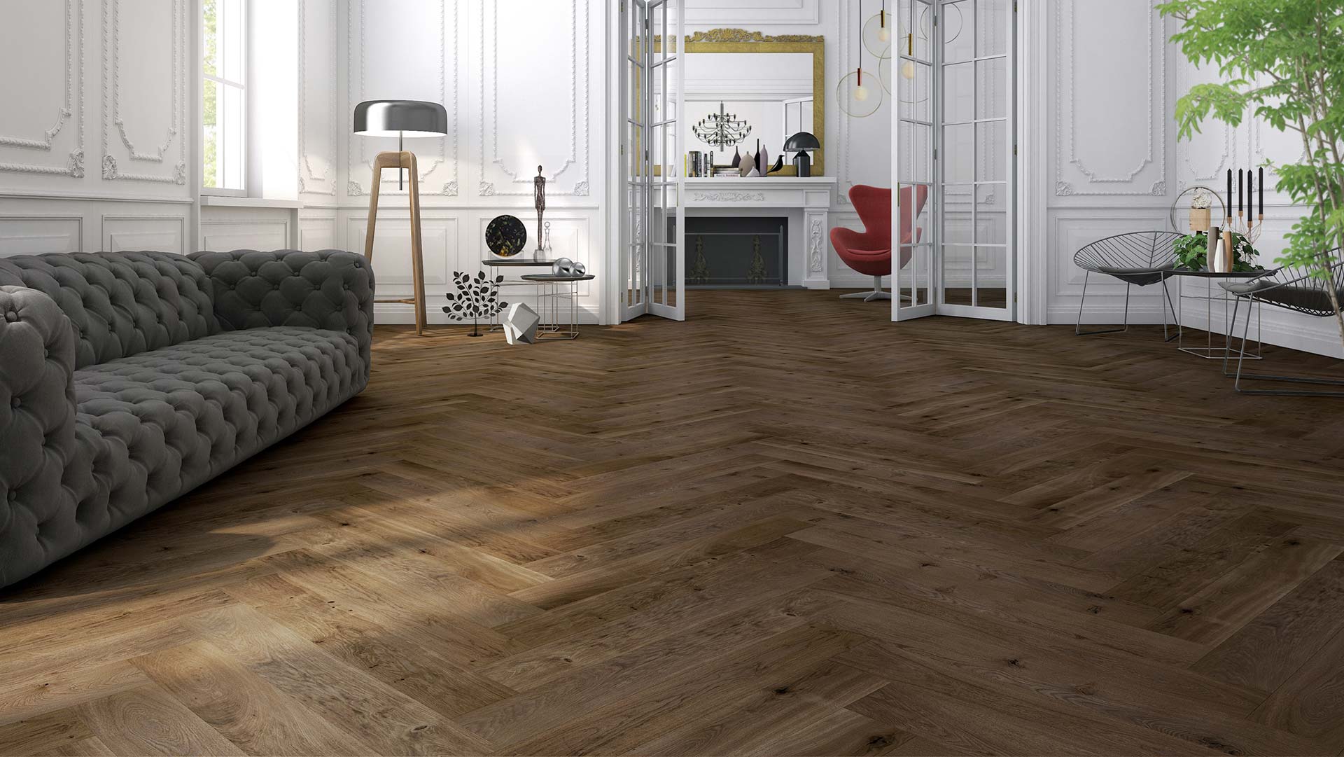 Heritage Filigrana Tuscania1093 Parquet Ateleir Spina IT 14×90 Tuscania 1093 - Italienisches Fischgrät 140