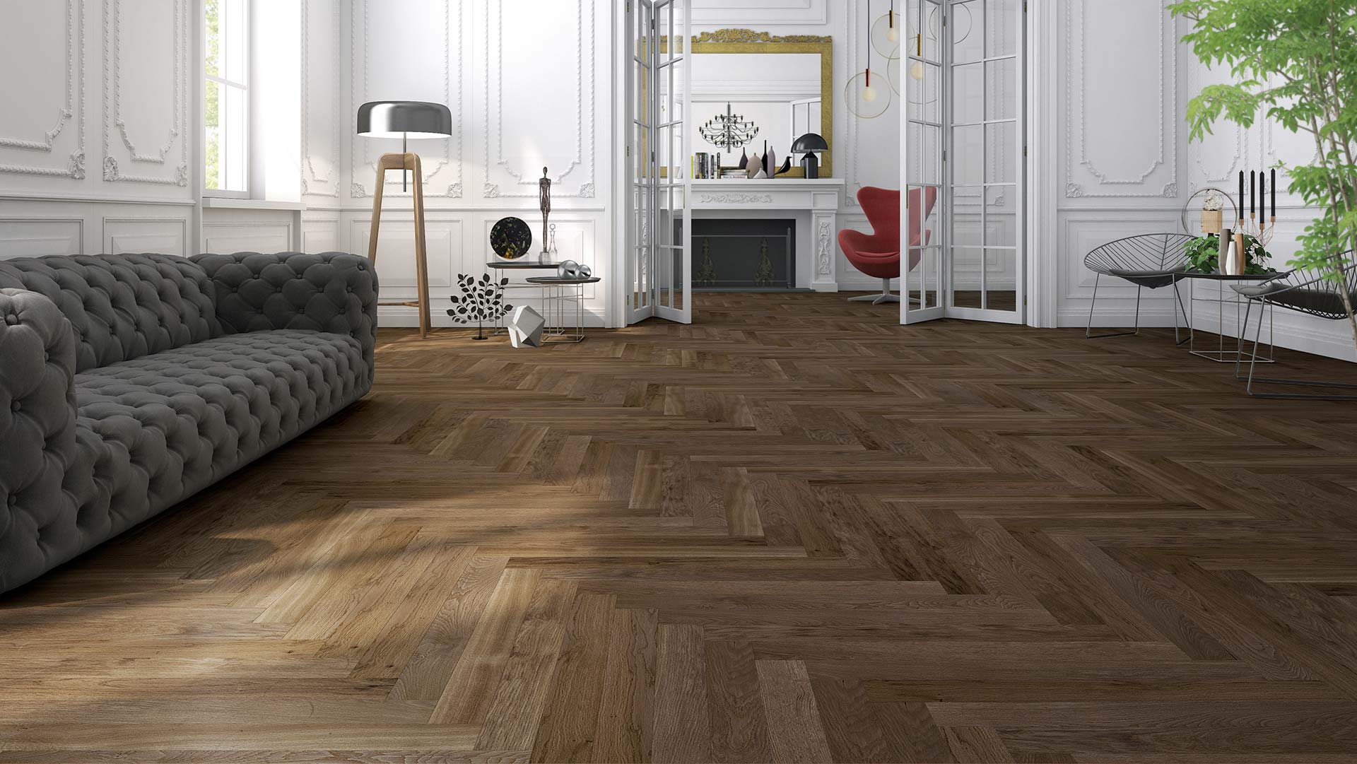 Heritage Filigrana Tuscania1093 Parquet Atelier Spina IT 9×80 Tuscania 1093 - Italienisches Fischgrät 90