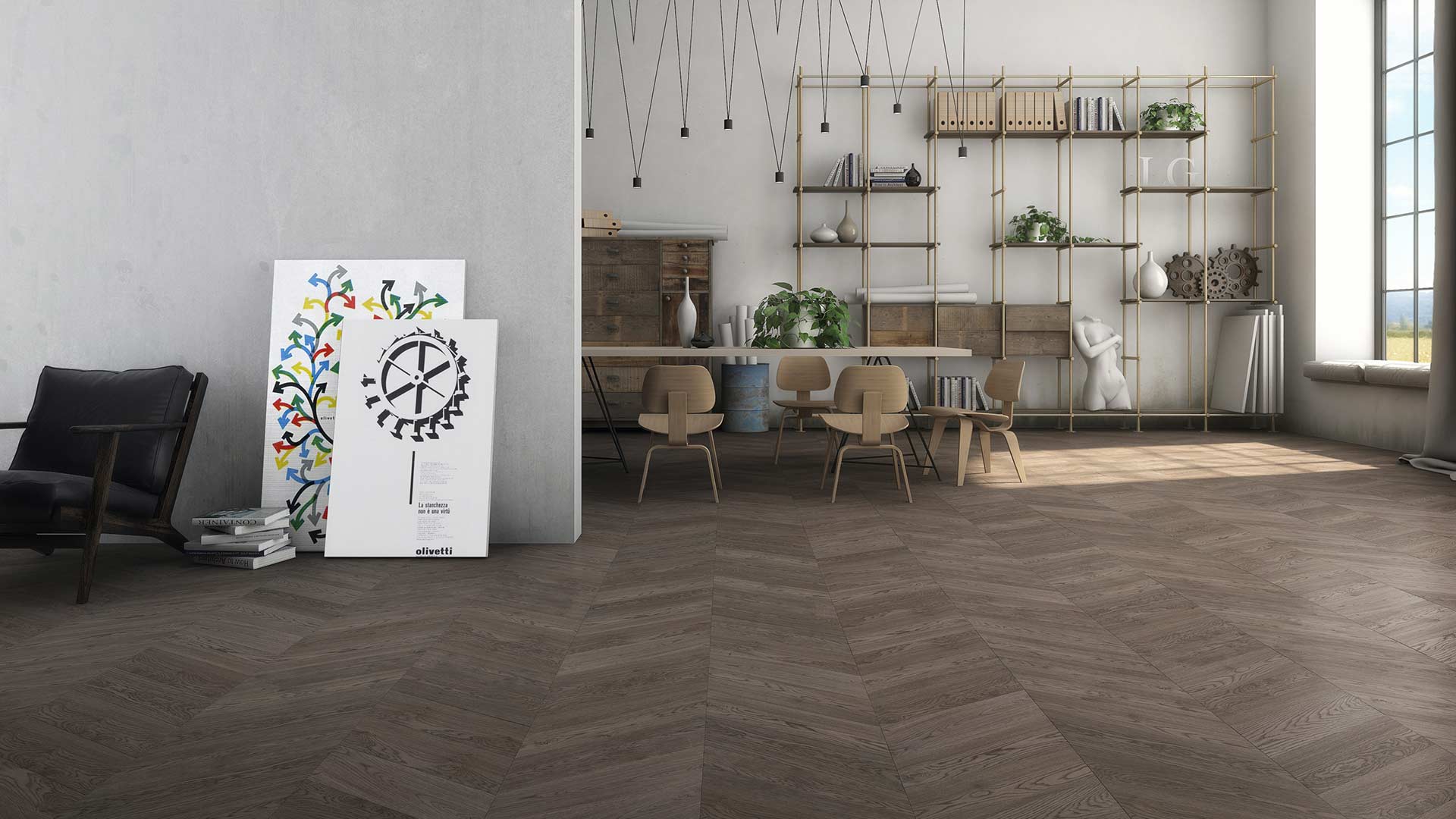 Heritage Traccia Pienza1462 Parquet Ateleir Spina Asburgo Pienza 1462 - венгерская елочка 90
