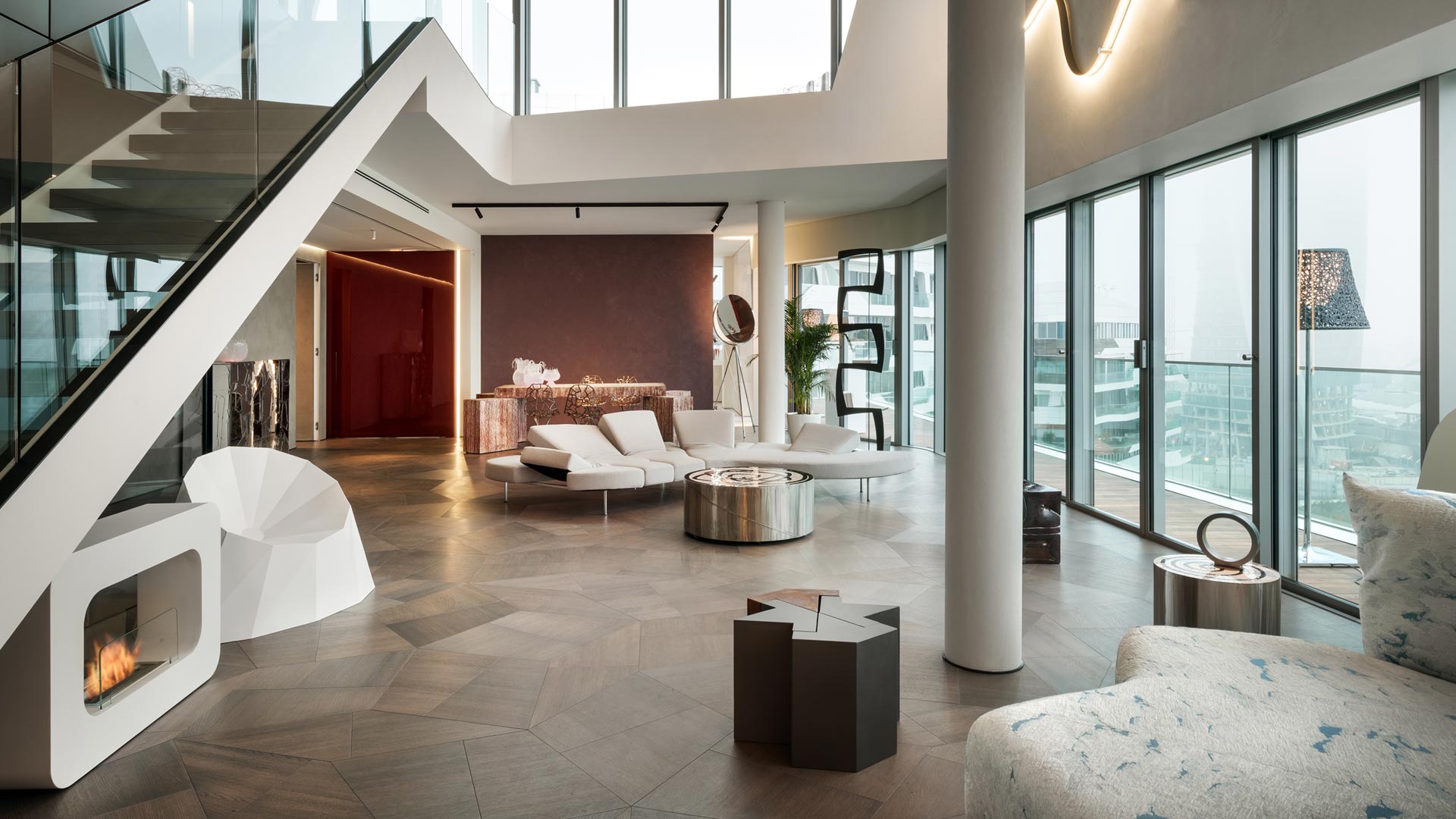 Slide Tortora Parquet Naturalgenius A 1920×1080 Penthouse one-11 | CityLife Milano | Slide ДУБ Tortora Naturplus2