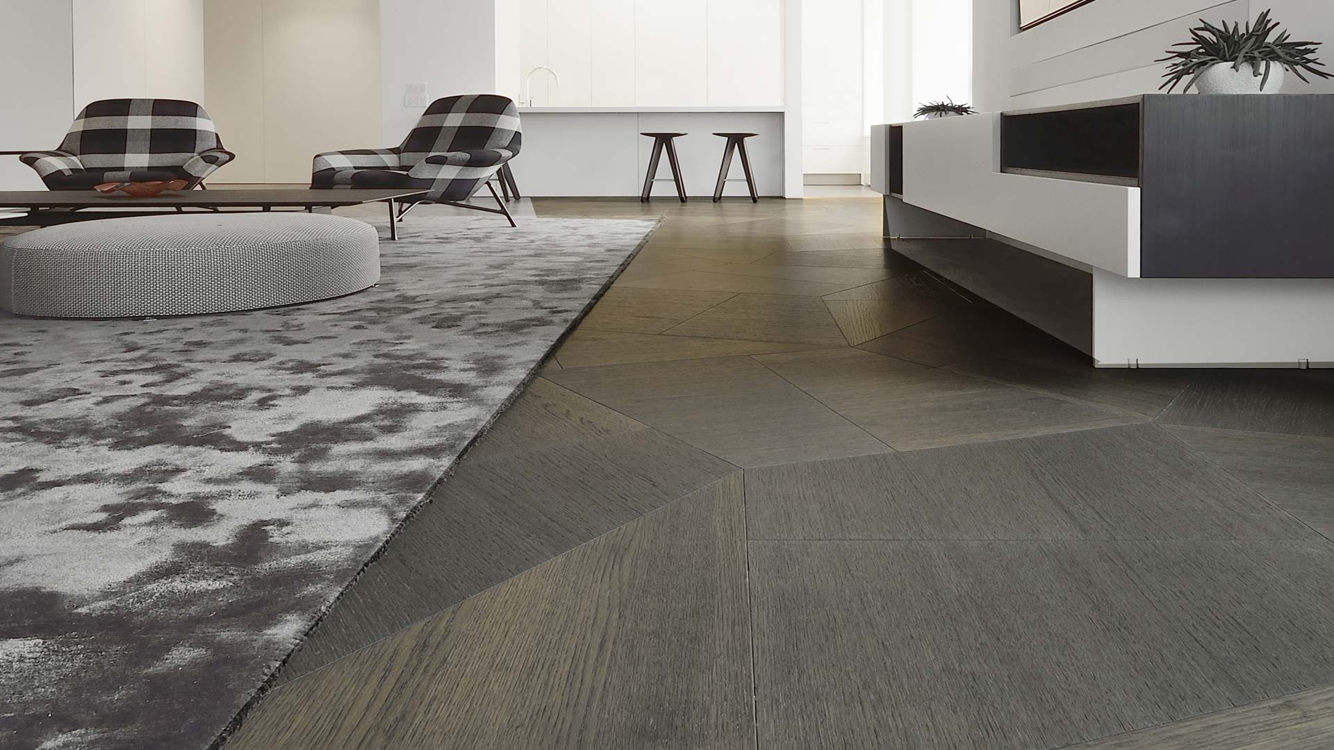 parquet rovere scuro tortora