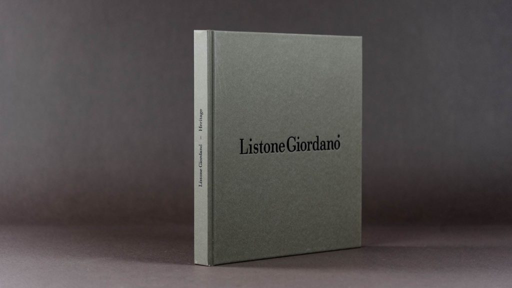 Heritage Book 1920×1980 Listone Giordano heritage volume libro identità aziendale