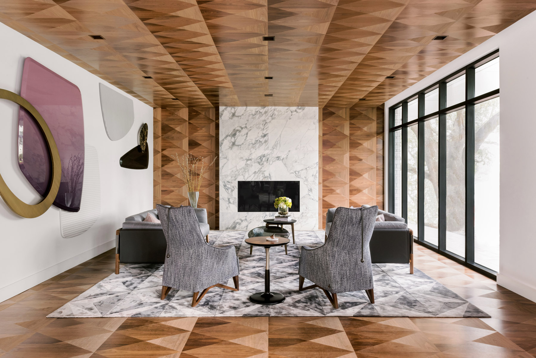 Giorgetti Houston - parquet American Walnut