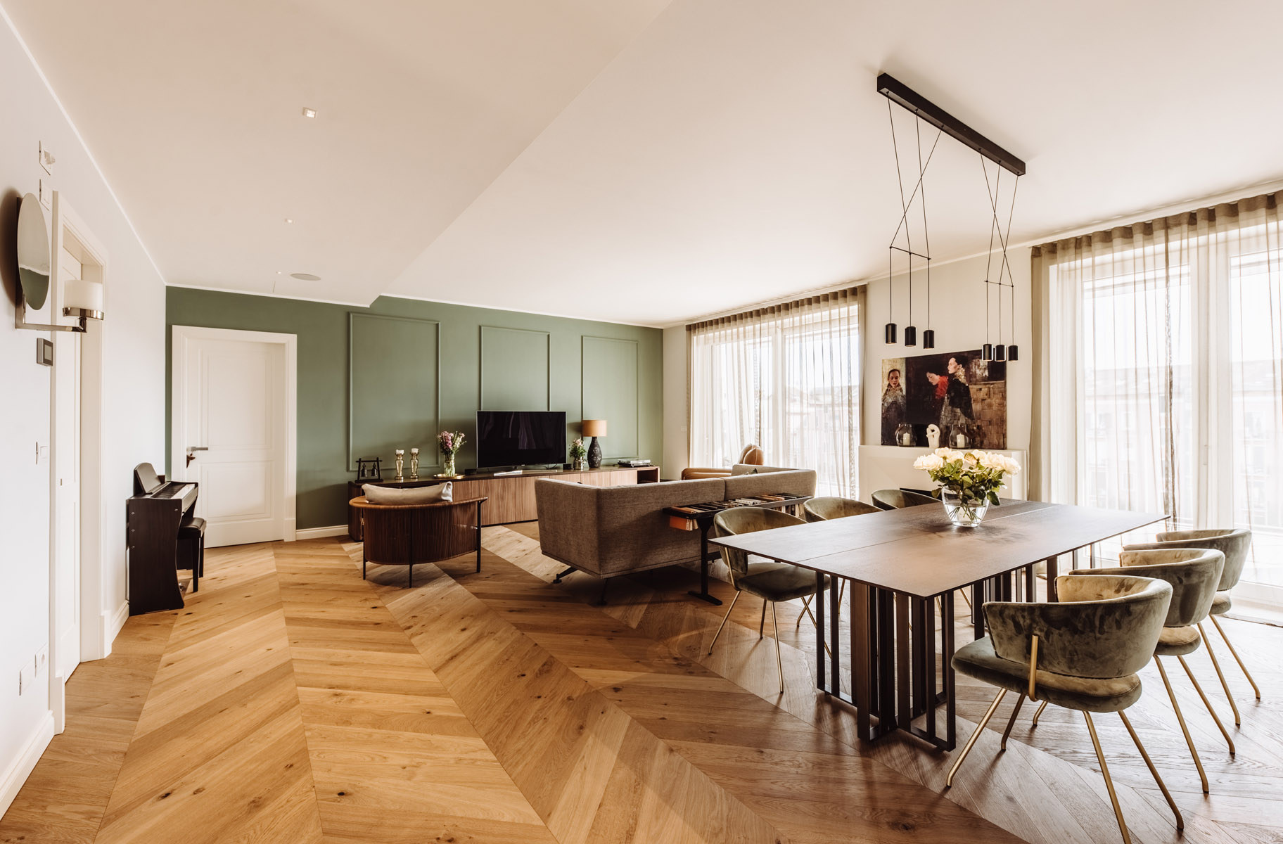 Ampere Milano - Parquet rovere asburgo Heritage Filigrana Civita