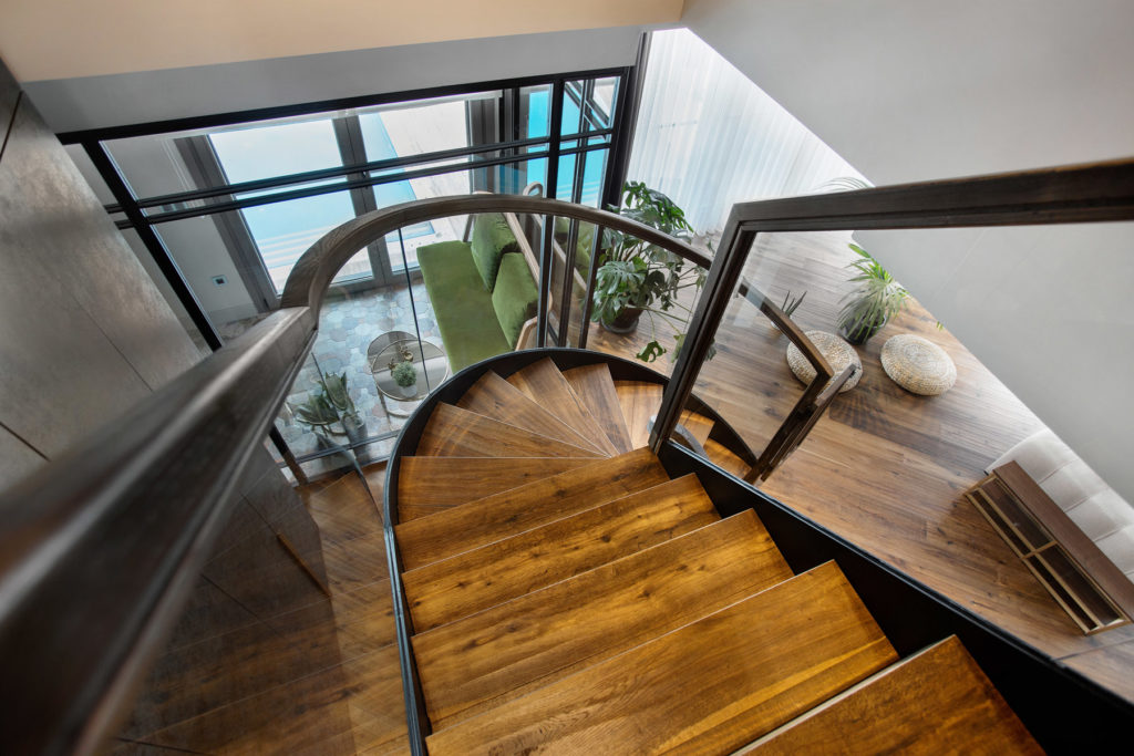 parquet rovere naturale oak wood floor stairs