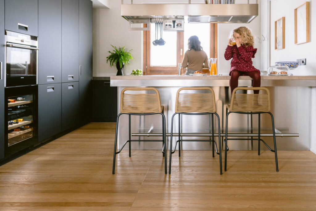 Subconscio Studio Casa Sangro Parquet rovere naturale