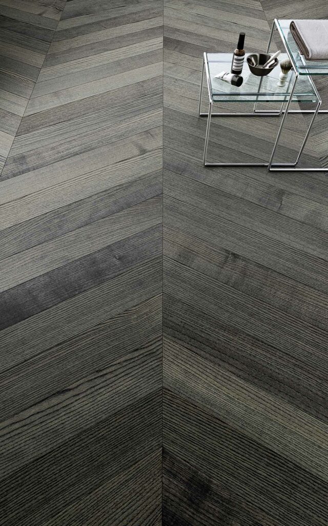 hardwood floor black