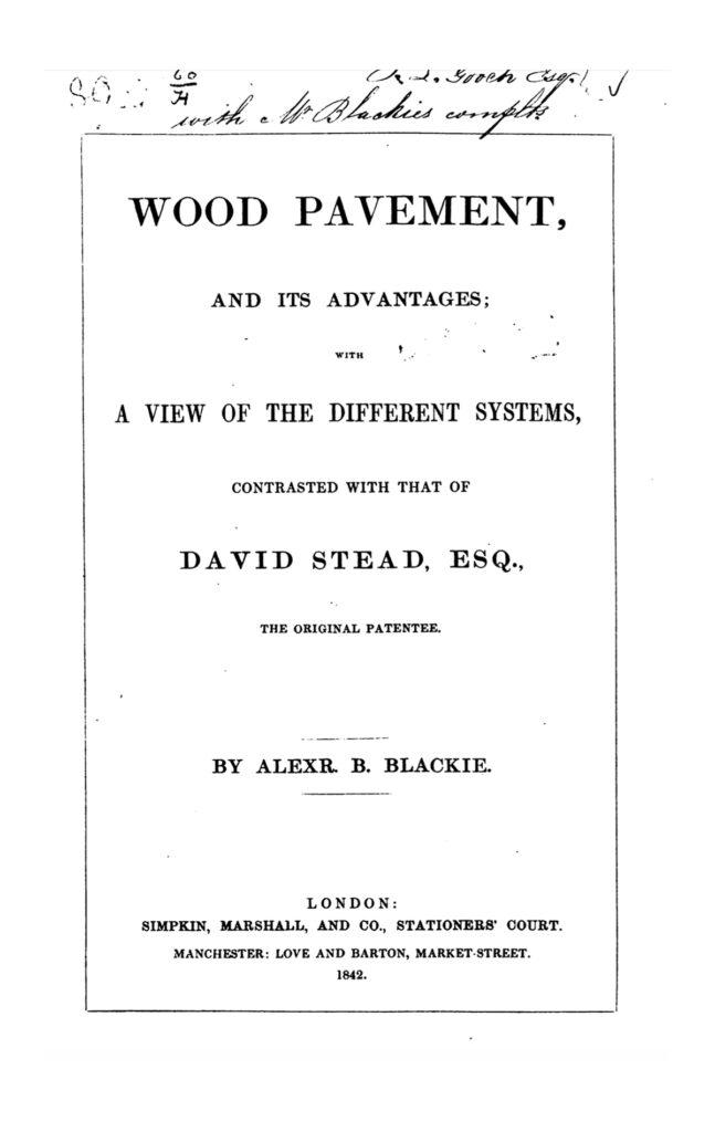 Wood Pavement frontispiece