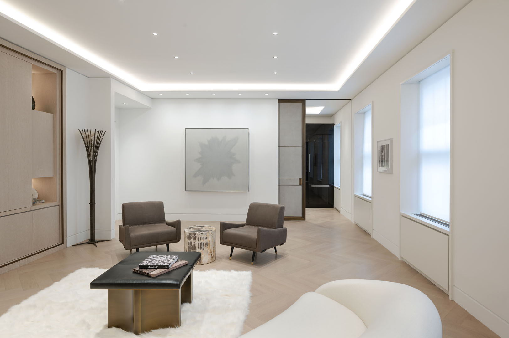 2. PJCArchitecture Park Avenue Apartment Photo By Bjorg Magnea (1) parquet de roble gris claro
