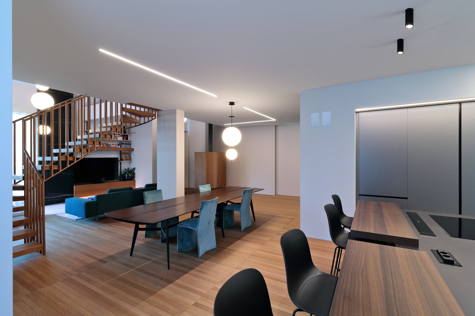 VERTICALITY HOME Parquet Listone Giordano Desir Civita 05 Una villa di raffinata armonia tra natura e progetto