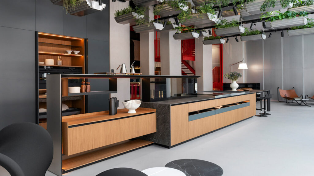 Showroom de parquet de roble natural claro