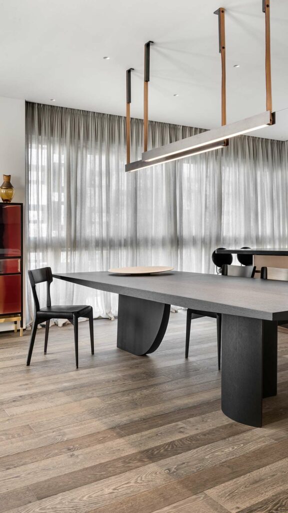 penthouse Tel Aviv natural parquet flooring