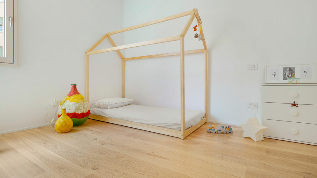 maison avec parquet en chêne naturel
