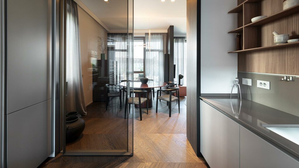 Parquet en chêne naturel à Milan