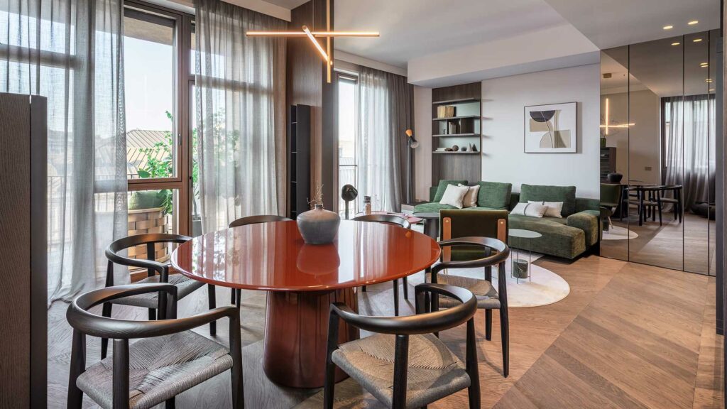 appartement avec parquet en chêne naturel