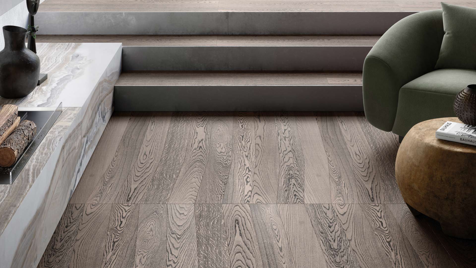 LISTONE GIORDANO NATURAL GENIUS 26 OPERA APERTA TORTORA DETT 01 pavimento in legno Opera Aperta Piet Boon