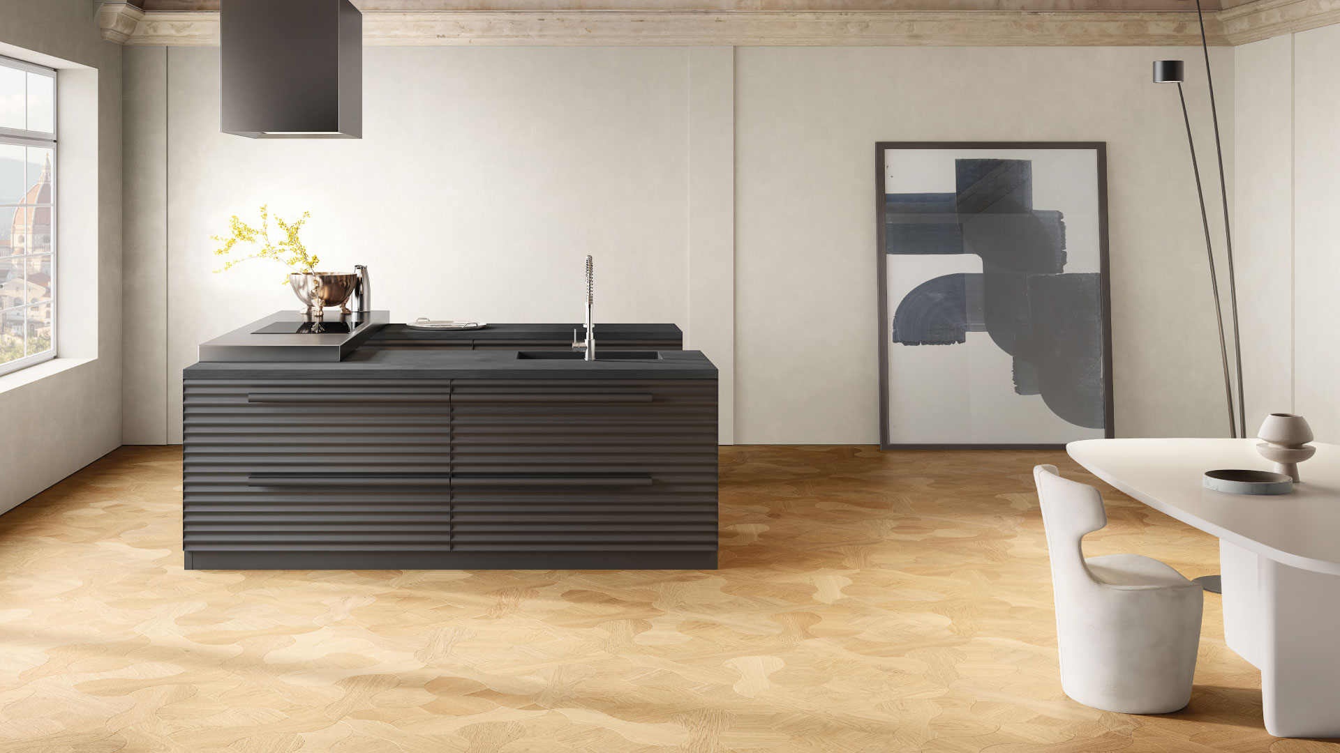 Supernova Pietro Olioso hardwood flooring