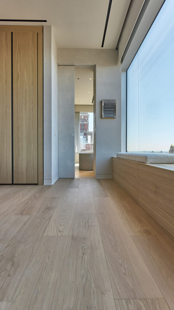 pavimento in legno in rovere naturale biancospino
